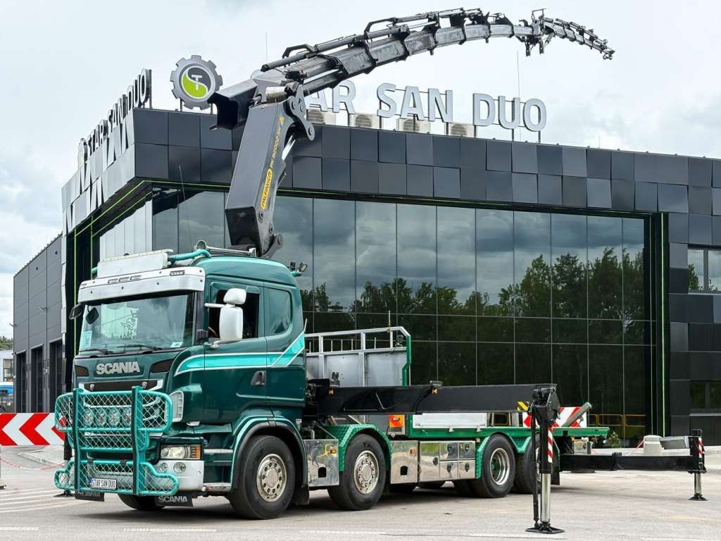 Scania R480 8x2 PALFINGER PK 92002 SH FLY JIB CRANE - Camión grúa: foto 1 Scania R480 8x2 PALFINGER PK 92002 SH FLY JIB CRANE - Camión grúa: foto 1