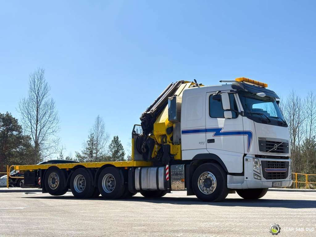Volvo FH 520 8x4 HMF ODIN K6 EURO 5 FLY JIB Crane - Camión grúa: foto 5 Volvo FH 520 8x4 HMF ODIN K6 EURO 5 FLY JIB Crane - Camión grúa: foto 5