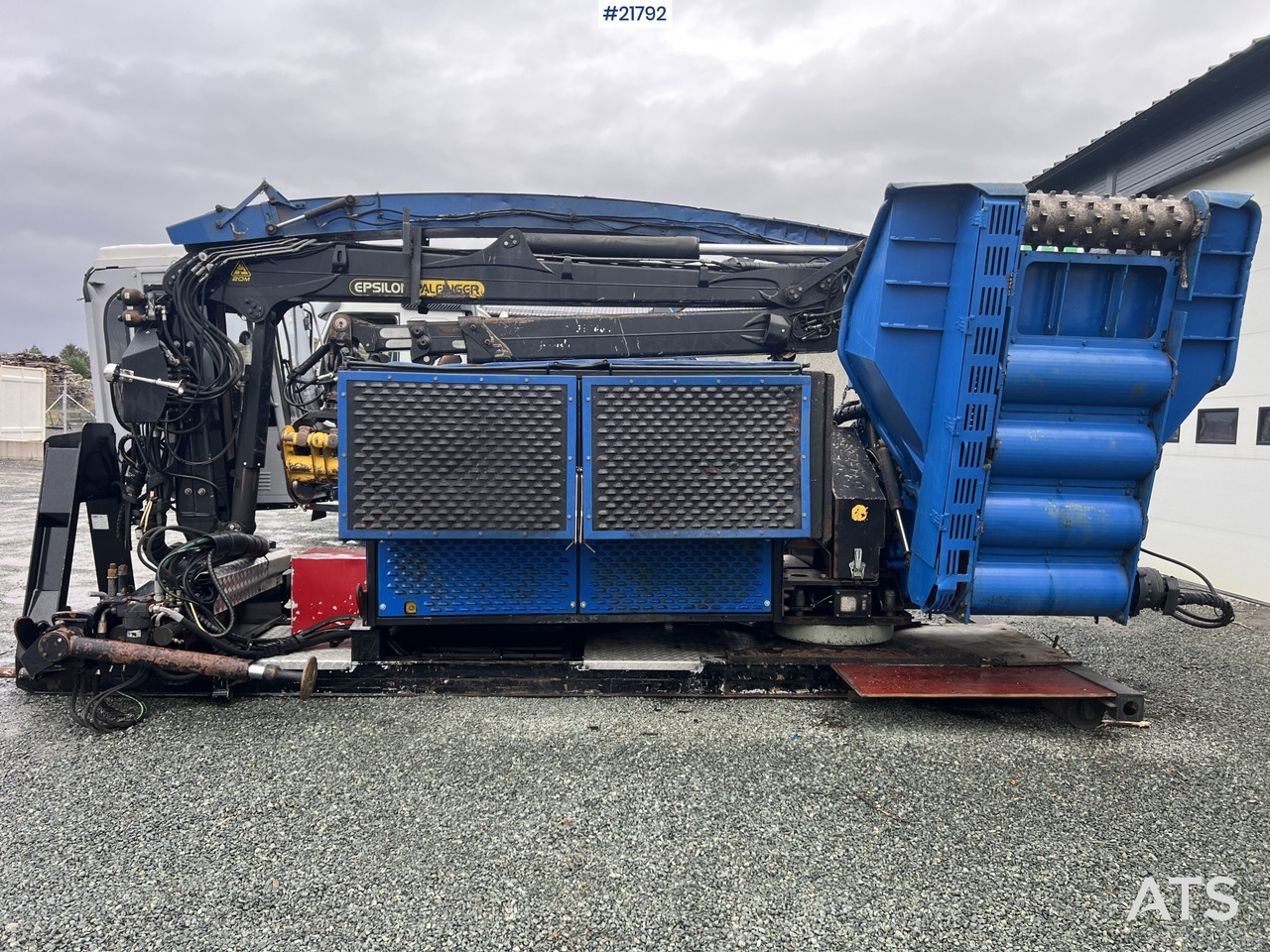 Bruks 806st Bio tre kverner m/ Epsilon palfinger m120l97 tømmerkrane - Trituradora de madera: foto 3 Bruks 806st Bio tre kverner m/ Epsilon palfinger m120l97 tømmerkrane - Trituradora de madera: foto 3