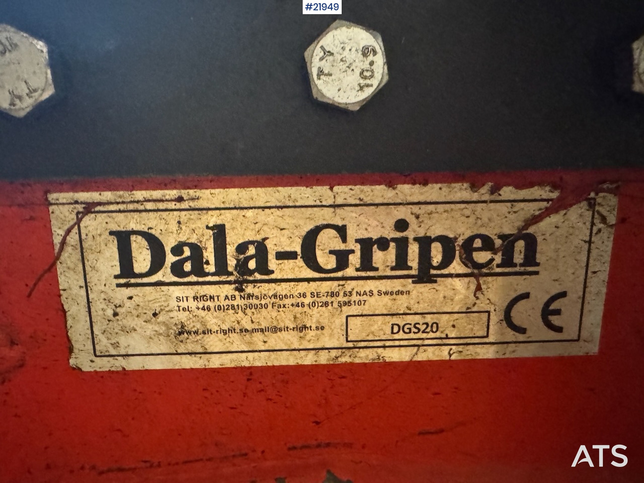 Pinza de manipulación Dala-Gripen Ca. 2018 Dala Gripen DGS20 Klype: foto 8