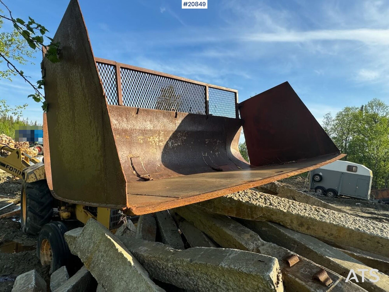 Retroexcavadora Ford 555 Traktorgraver m/ 2 frontskuffer og 2 graveskuffer: foto 15 Retroexcavadora Ford 555 Traktorgraver m/ 2 frontskuffer og 2 graveskuffer: foto 15