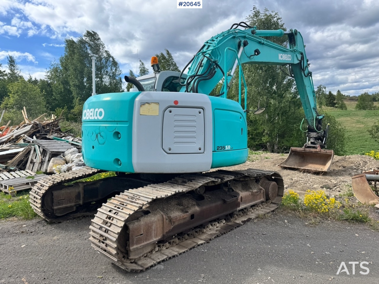 Kobelco SK235SR Beltegraver m/ Rototilt og Pusseskuffe. - Excavadora de cadenas: foto 5 Kobelco SK235SR Beltegraver m/ Rototilt og Pusseskuffe. - Excavadora de cadenas: foto 5