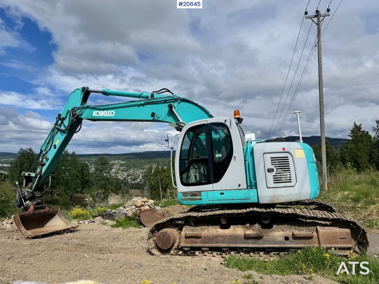 Kobelco SK235SR Beltegraver m/ Rototilt og Pusseskuffe. - Excavadora de cadenas: foto 2 Kobelco SK235SR Beltegraver m/ Rototilt og Pusseskuffe. - Excavadora de cadenas: foto 2
