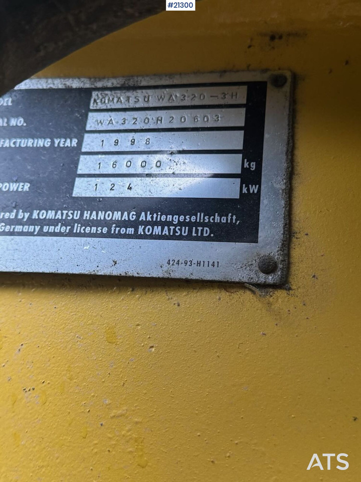 Leasing de Komatsu WA320-3H Komatsu WA320-3H: foto 16