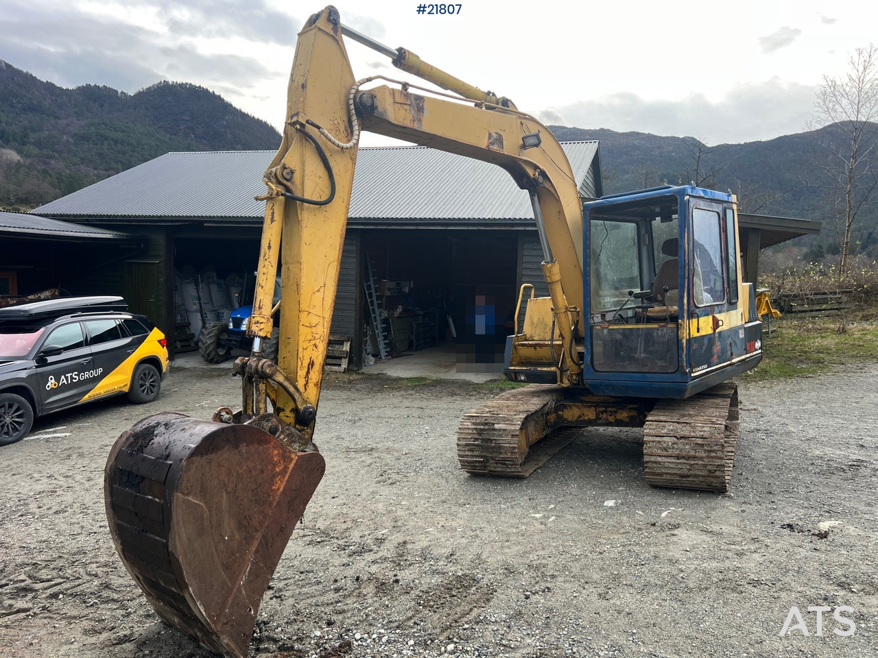 Excavadora Komatsu pc60-5 gravemaskin m/ renskeskuffe,soldeskuffe og smalskuffe: foto 12