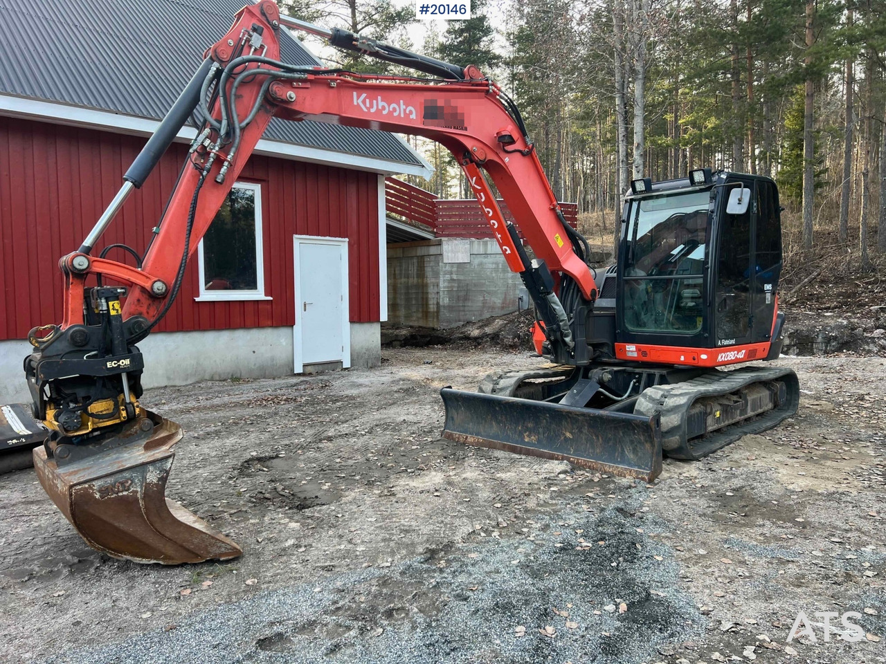 Kubota KX080-4 - Excavadora: foto 1 Kubota KX080-4 - Excavadora: foto 1