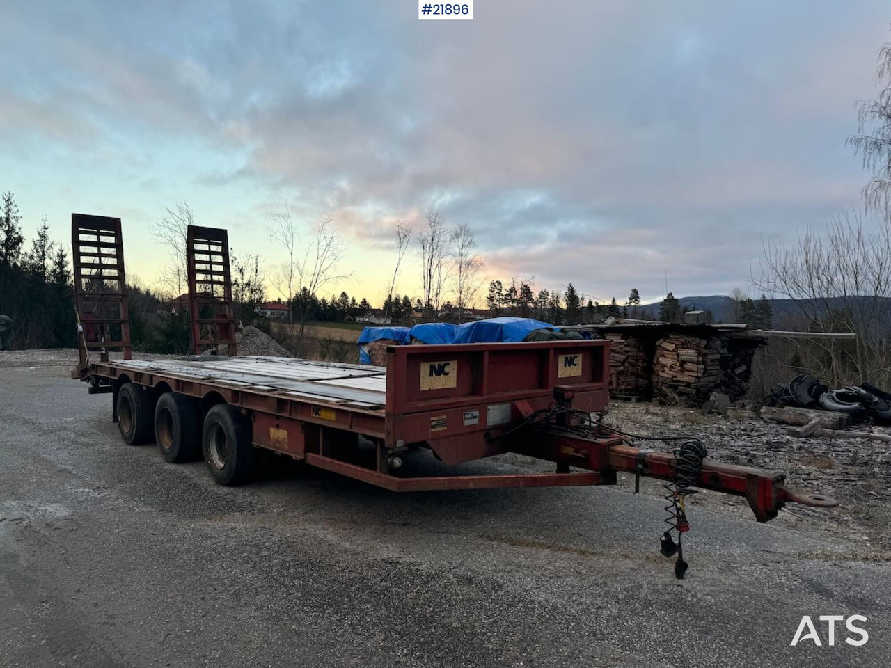 NC BT-24 3-akslet maskinkjerre - Remolque góndola rebajadas: foto 1 NC BT-24 3-akslet maskinkjerre - Remolque góndola rebajadas: foto 1