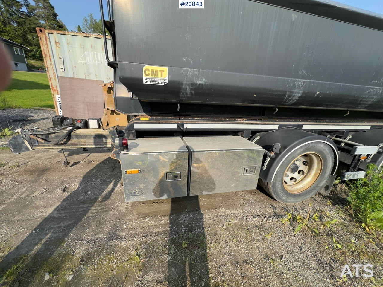 NOR SLEP 2 akslet krokhenger med tipp - Remolque multilift/ Portacontenedores de cadenas: foto 2 NOR SLEP 2 akslet krokhenger med tipp - Remolque multilift/ Portacontenedores de cadenas: foto 2