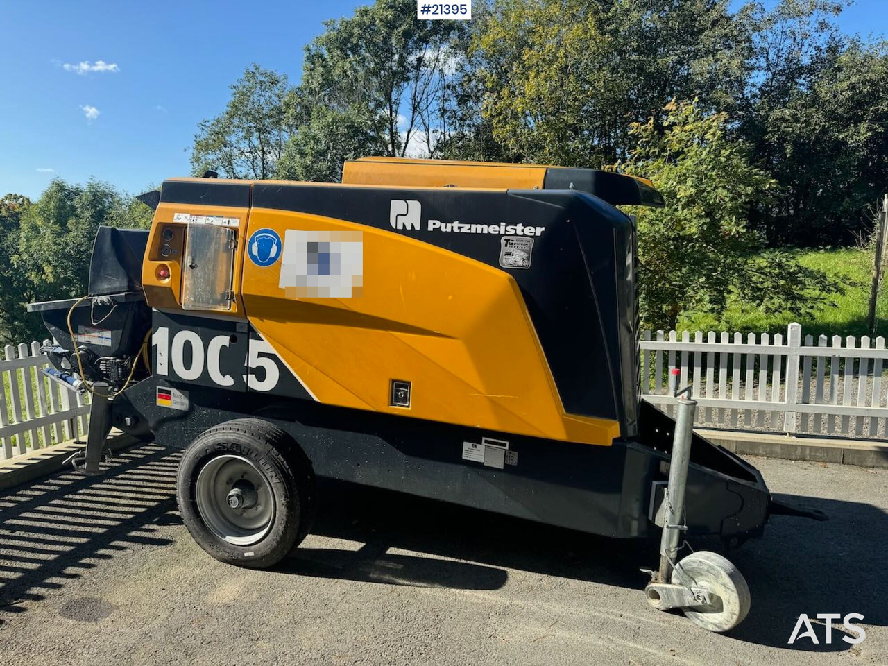 Putzmeister BSA 1005 D5 - Bomba de hormigon estacionaria: foto 1 Putzmeister BSA 1005 D5 - Bomba de hormigon estacionaria: foto 1