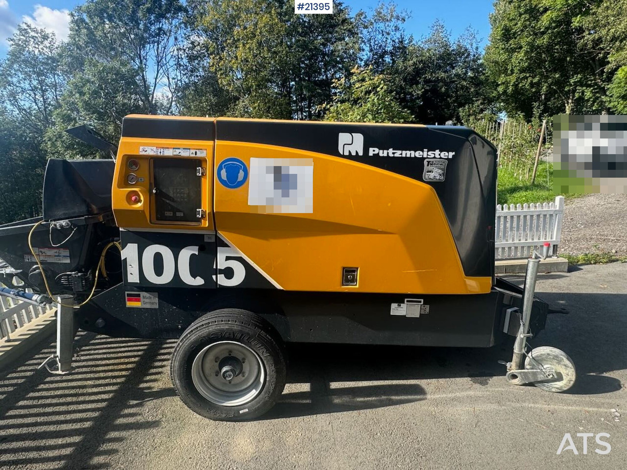 Putzmeister BSA 1005 D5 - Bomba de hormigon estacionaria: foto 2 Putzmeister BSA 1005 D5 - Bomba de hormigon estacionaria: foto 2