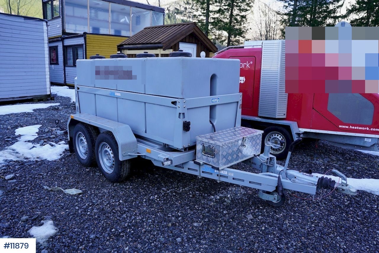 Respo boggihenger med Hilltip Spray striker vannvogn - Remolque: foto 1 Respo boggihenger med Hilltip Spray striker vannvogn - Remolque: foto 1