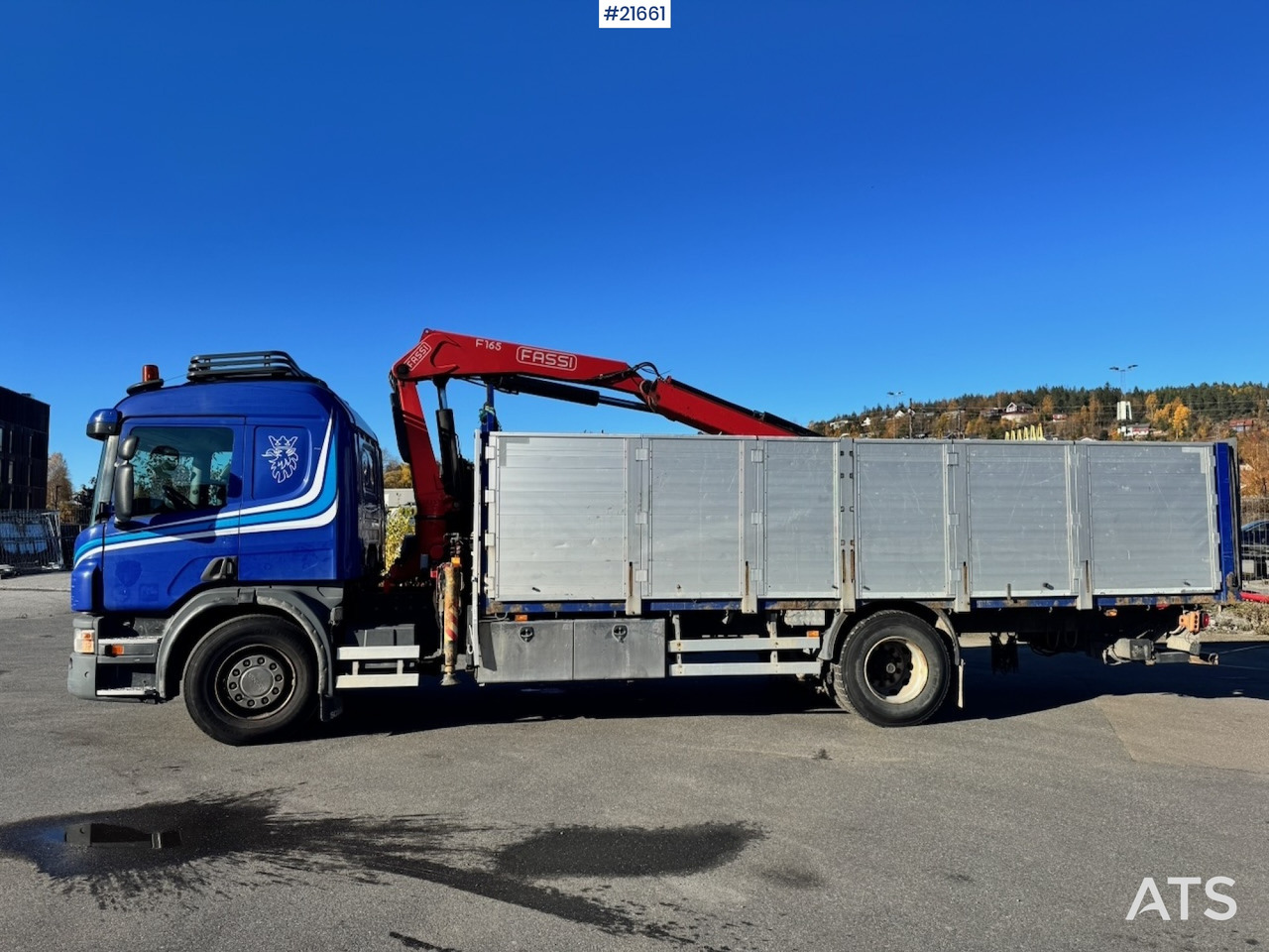Scania Scania P320 4x2 Kranbil m/ 16,5 t/m Fassi kran og Løftelem. - Camión grúa: foto 4 Scania Scania P320 4x2 Kranbil m/ 16,5 t/m Fassi kran og Løftelem. - Camión grúa: foto 4