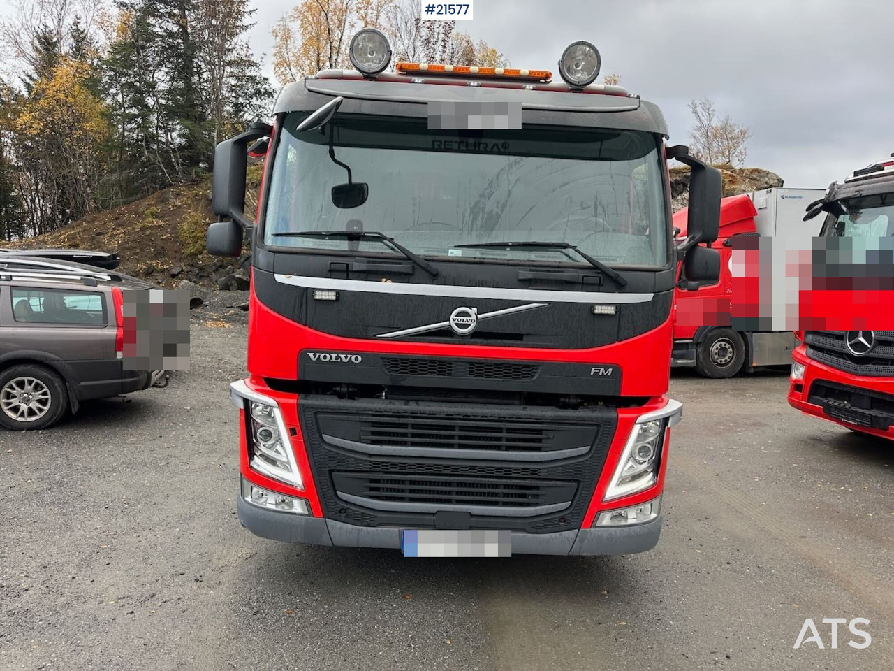 Volvo FM 410 liftdumper 6x2 m/ Laxo påbygg, utskyt og rotator. - Camión portacontenedor de cadenas: foto 4 Volvo FM 410 liftdumper 6x2 m/ Laxo påbygg, utskyt og rotator. - Camión portacontenedor de cadenas: foto 4