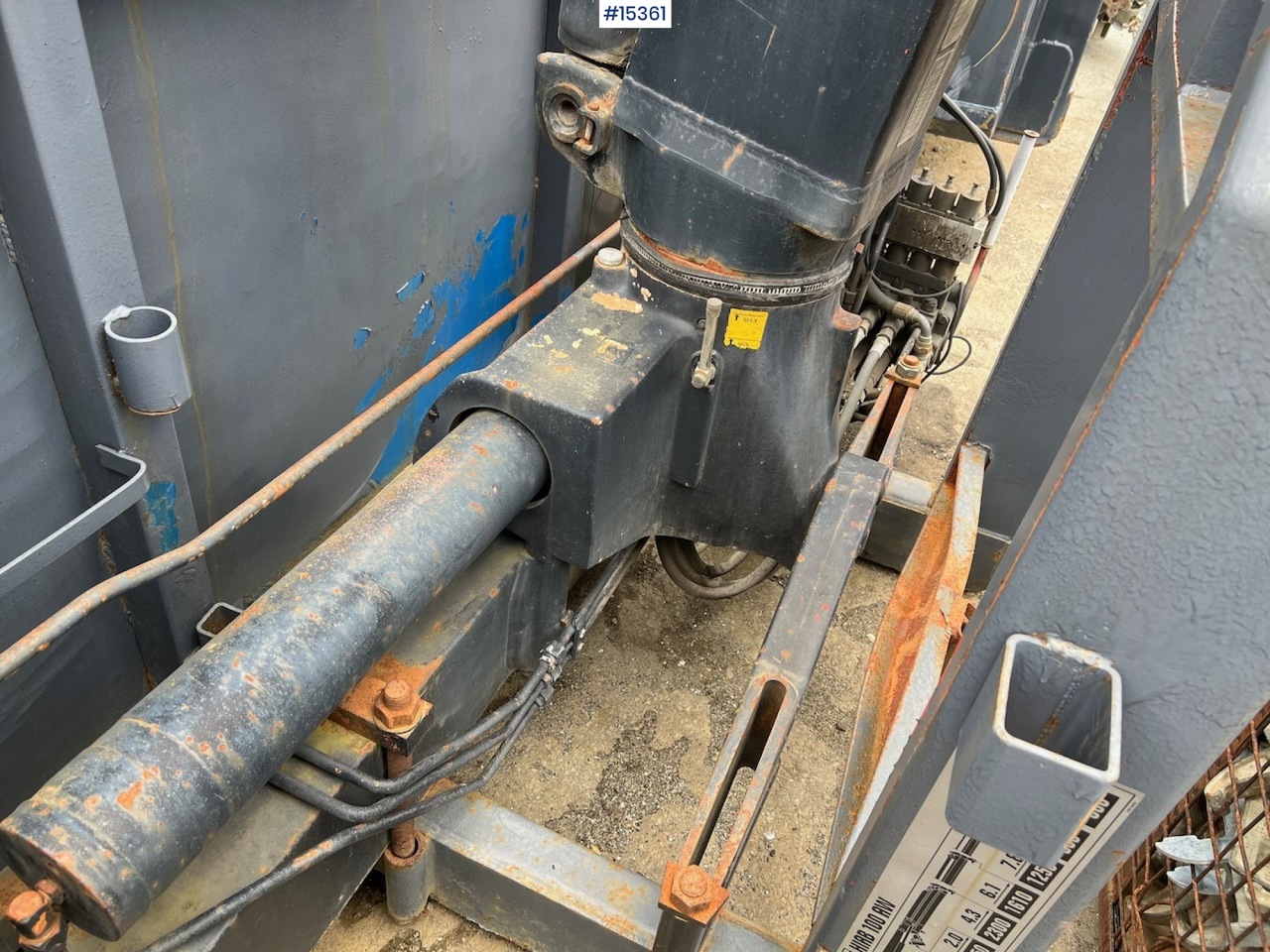 Contenedor de gancho krokløftkasse m/ HIAB kran: foto 18