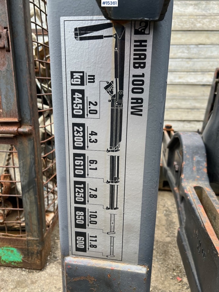 Contenedor de gancho krokløftkasse m/ HIAB kran: foto 16