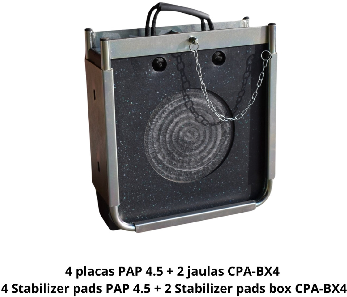 4 Stabilizer Pads PAP 4.5 + 2 Boxes CPA-BX4 OF-3-4P2J - Piezas de recambio para Grúa para camión: foto 2 4 Stabilizer Pads PAP 4.5 + 2 Boxes CPA-BX4 OF-3-4P2J - Piezas de recambio para Grúa para camión: foto 2