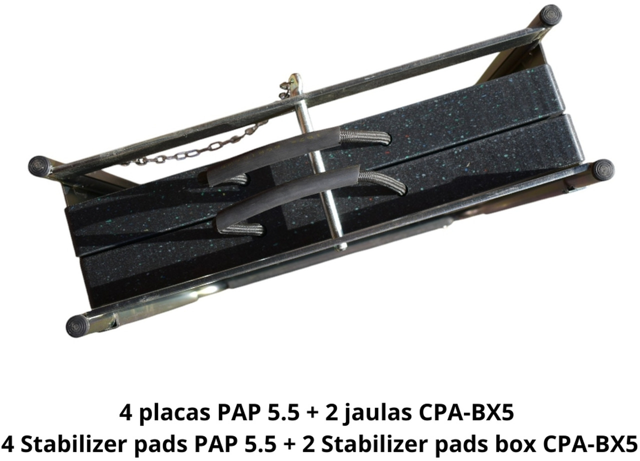 4 Stabilizer Pads PAP 5.5 + 2 Boxes CPA-BX5 OF-4-4P2J - Piezas de recambio para Grúa para camión: foto 3 4 Stabilizer Pads PAP 5.5 + 2 Boxes CPA-BX5 OF-4-4P2J - Piezas de recambio para Grúa para camión: foto 3