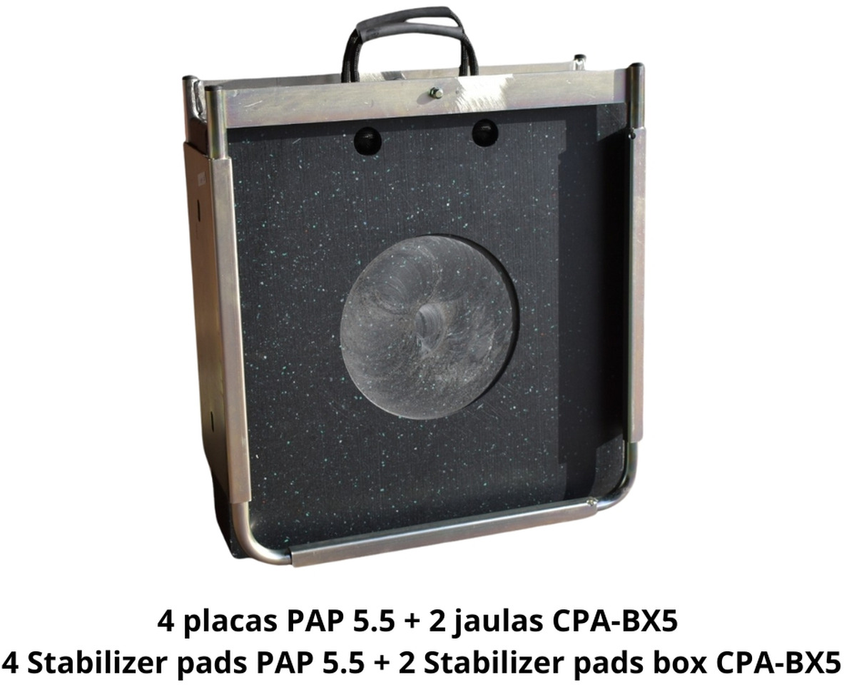 4 Stabilizer Pads PAP 5.5 + 2 Boxes CPA-BX5 OF-4-4P2J - Piezas de recambio para Grúa para camión: foto 2 4 Stabilizer Pads PAP 5.5 + 2 Boxes CPA-BX5 OF-4-4P2J - Piezas de recambio para Grúa para camión: foto 2