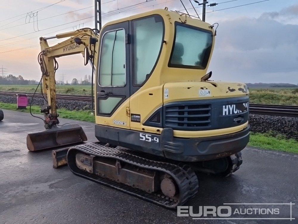 2011 Hyundai ROBEX 55-9 - Miniexcavadora: foto 3 2011 Hyundai ROBEX 55-9 - Miniexcavadora: foto 3