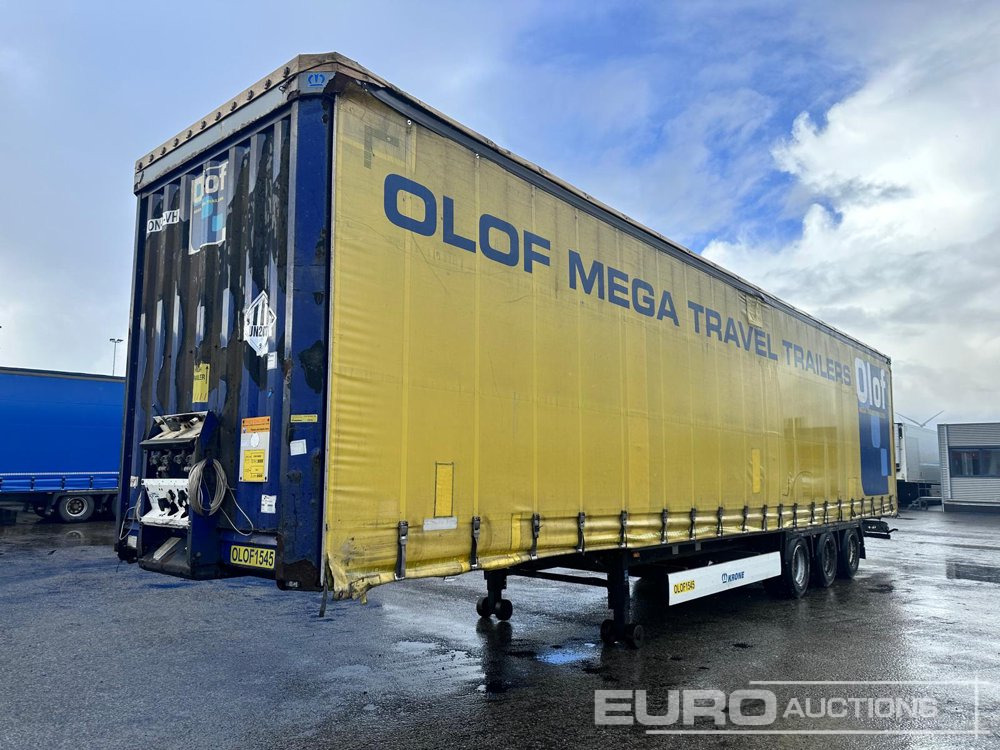 2015 Krone Mega Liner, Curtainsider, 3 Axle (Dutch Reg. Docs) - Semirremolque lona: foto 1 2015 Krone Mega Liner, Curtainsider, 3 Axle (Dutch Reg. Docs) - Semirremolque lona: foto 1