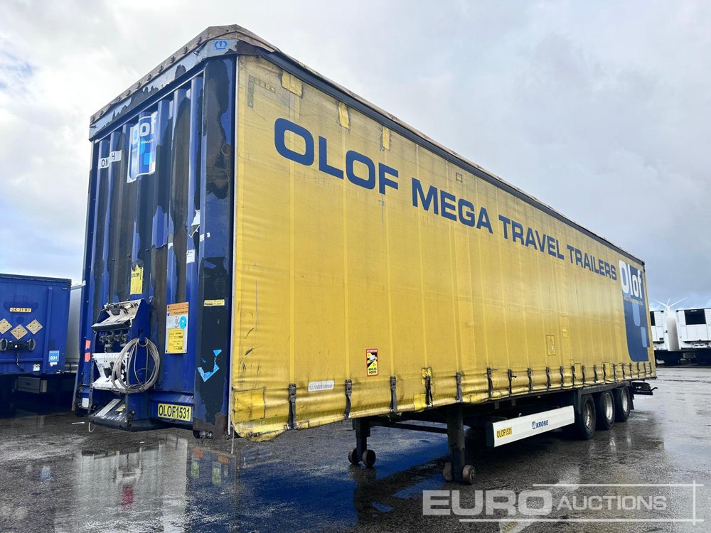2015 Krone Mega Liner, Curtainsider, 3 Axle (Dutch Reg. Docs) - Semirremolque lona: foto 1 2015 Krone Mega Liner, Curtainsider, 3 Axle (Dutch Reg. Docs) - Semirremolque lona: foto 1