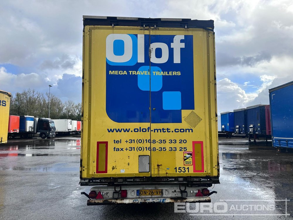 2015 Krone Mega Liner, Curtainsider, 3 Axle (Dutch Reg. Docs) - Semirremolque lona: foto 3 2015 Krone Mega Liner, Curtainsider, 3 Axle (Dutch Reg. Docs) - Semirremolque lona: foto 3