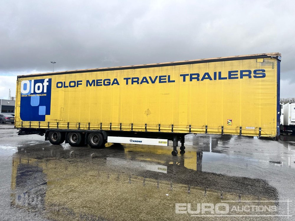 2015 Krone Mega Liner, Curtainsider, 3 Axle (Dutch Reg. Docs) - Semirremolque lona: foto 5 2015 Krone Mega Liner, Curtainsider, 3 Axle (Dutch Reg. Docs) - Semirremolque lona: foto 5