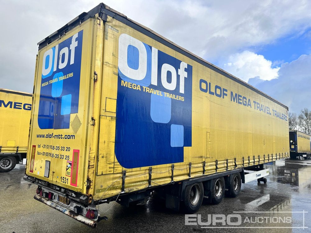 2015 Krone Mega Liner, Curtainsider, 3 Axle (Dutch Reg. Docs) - Semirremolque lona: foto 4 2015 Krone Mega Liner, Curtainsider, 3 Axle (Dutch Reg. Docs) - Semirremolque lona: foto 4