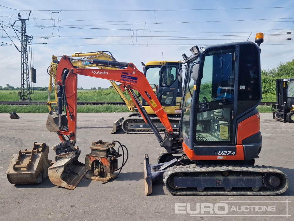 2016 Kubota U27-4 - Miniexcavadora: foto 2 2016 Kubota U27-4 - Miniexcavadora: foto 2