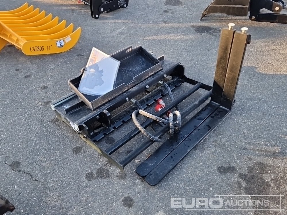 Unused 2025 GIYI Side Shift Fork to suit Skidsteer Loader - Equipo de manutención: foto 3 Unused 2025 GIYI Side Shift Fork to suit Skidsteer Loader - Equipo de manutención: foto 3