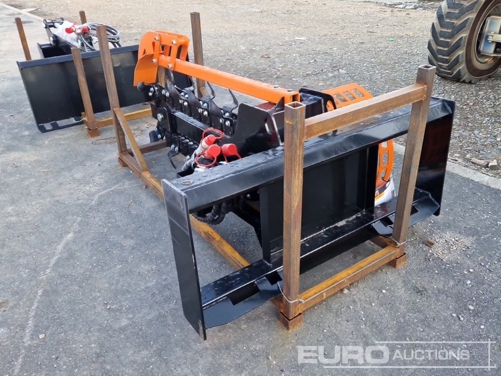 Unused 2025 GIYI Trencher to suit Skidsteer Loader - Equipo de manutención: foto 1 Unused 2025 GIYI Trencher to suit Skidsteer Loader - Equipo de manutención: foto 1