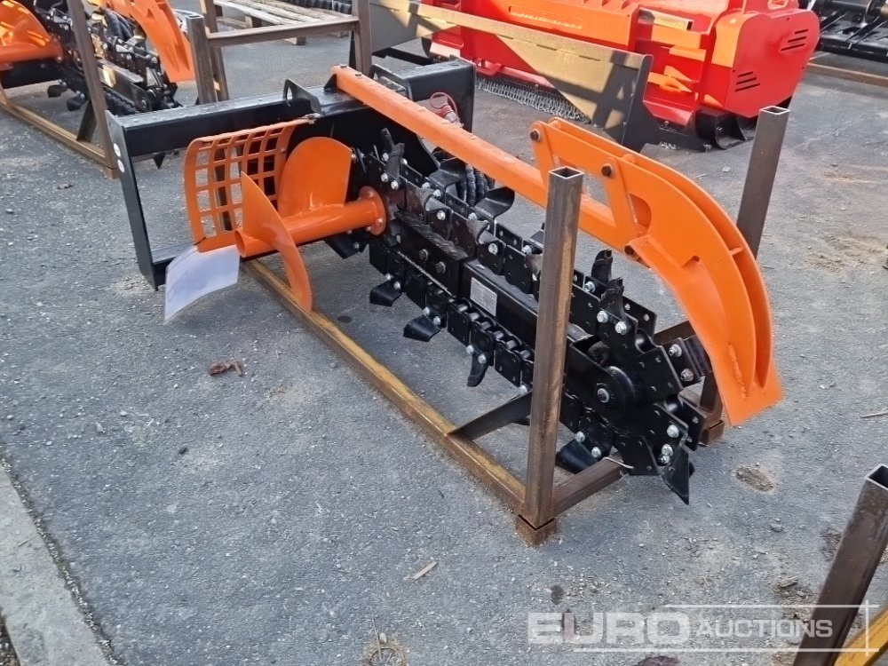 Unused 2025 GIYI Trencher to suit Skidsteer Loader - Equipo de manutención: foto 3 Unused 2025 GIYI Trencher to suit Skidsteer Loader - Equipo de manutención: foto 3
