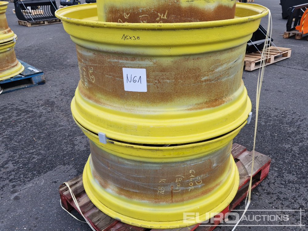 John Deere 15x28/18x38 Fixed Rim Set, FRONT: Center Bore: 281mm, Pitch Circle: 335mm, 10 Screw Holes, REAR: Center Bore: 221mm, Pitch Circle: 275mm, 8 Screw Holes - Neumático: foto 5 John Deere 15x28/18x38 Fixed Rim Set, FRONT: Center Bore: 281mm, Pitch Circle: 335mm, 10 Screw Holes, REAR: Center Bore: 221mm, Pitch Circle: 275mm, 8 Screw Holes - Neumático: foto 5