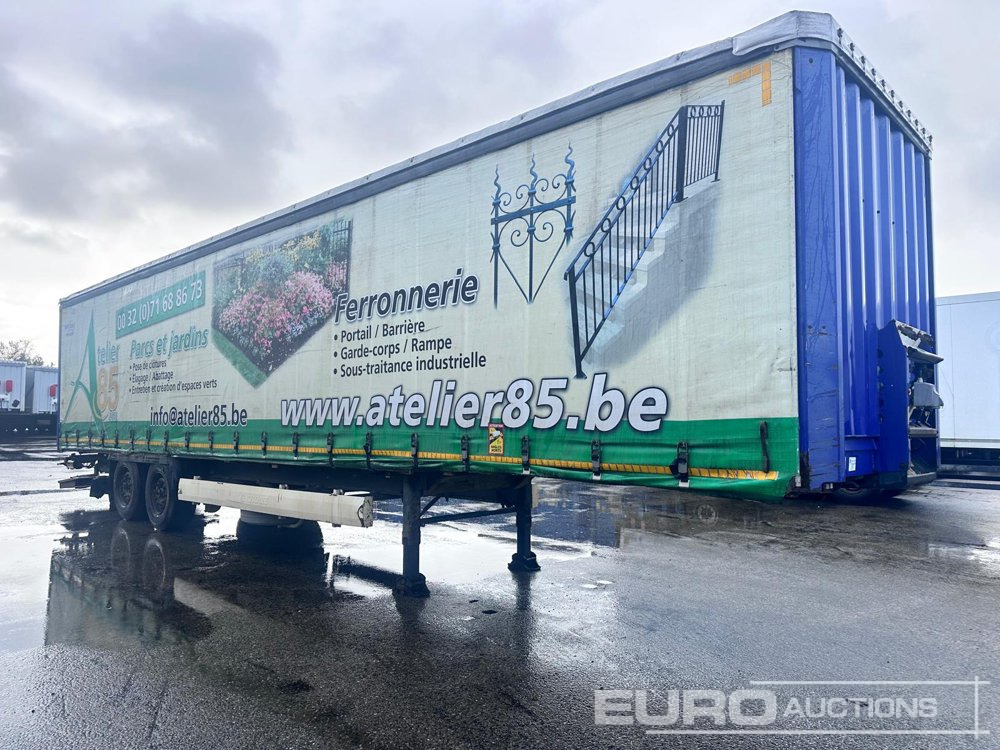 Krone Curtainsider Trailer, 2 Axle, Taillift (Belgium Reg. Docs) - Semirremolque lona: foto 5 Krone Curtainsider Trailer, 2 Axle, Taillift (Belgium Reg. Docs) - Semirremolque lona: foto 5