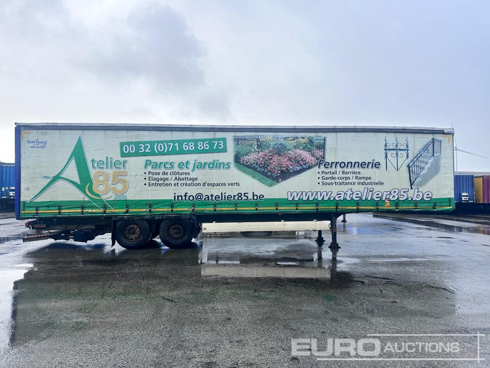 Krone Curtainsider Trailer, 2 Axle, Taillift (Belgium Reg. Docs) - Semirremolque lona: foto 4 Krone Curtainsider Trailer, 2 Axle, Taillift (Belgium Reg. Docs) - Semirremolque lona: foto 4