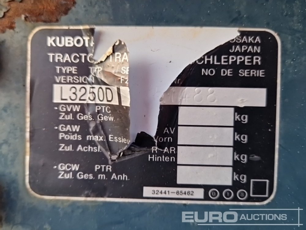 Mini tractor Kubota L3250D: foto 29