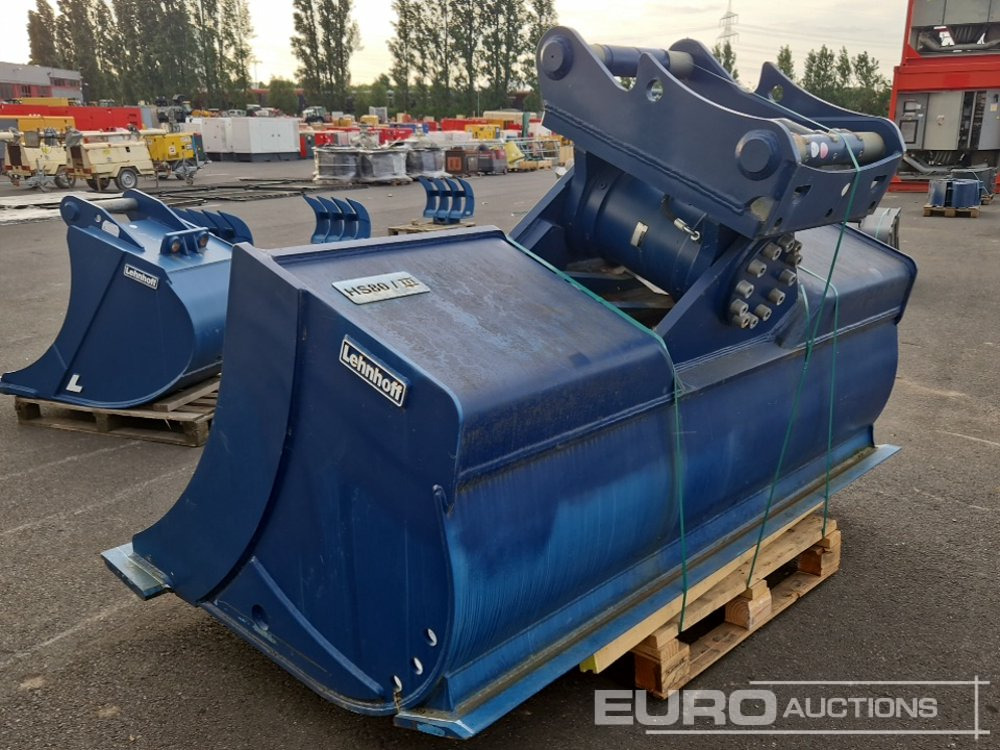 Lehnhoff Hydraulic Tilt Ditching Bucket, OilQuick OQ80 - Cazo: foto 2 Lehnhoff Hydraulic Tilt Ditching Bucket, OilQuick OQ80 - Cazo: foto 2