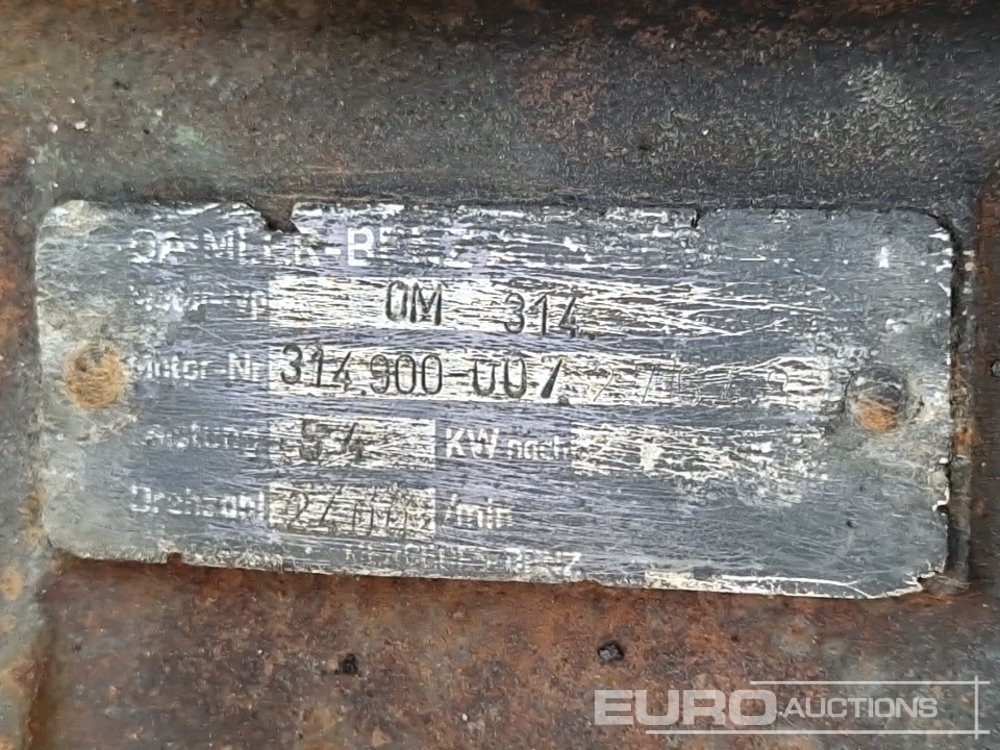 Motor Mercedes Benz OM-314: foto 10