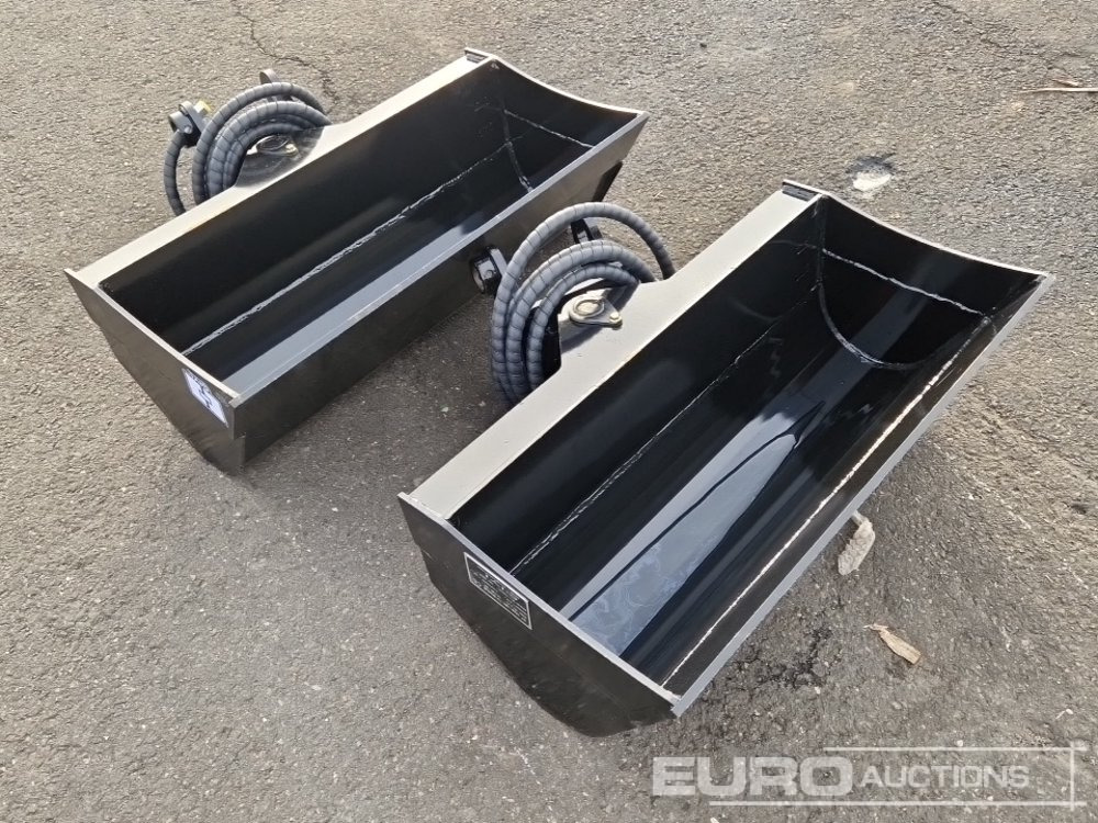 Unused 2025 Hydraulic Tilt Ditching Bucket to suit Mini Excavator (2 of) - Cazo: foto 4 Unused 2025 Hydraulic Tilt Ditching Bucket to suit Mini Excavator (2 of) - Cazo: foto 4