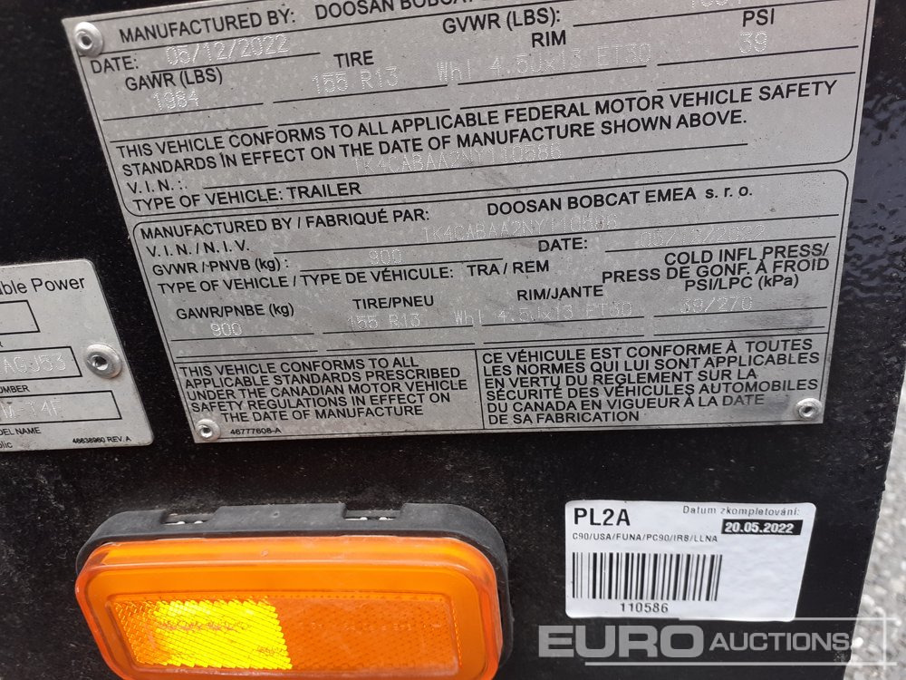 Unused Doosan C90 90CFM - Compresor de aire: foto 4 Unused Doosan C90 90CFM - Compresor de aire: foto 4