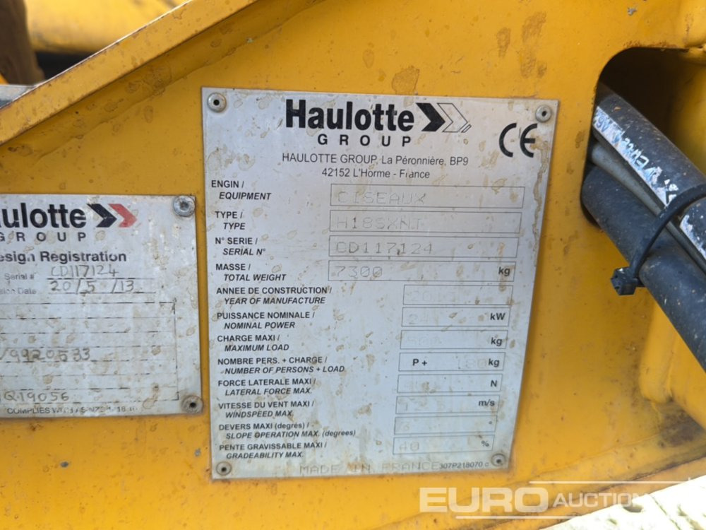 Plataforma elevadora 2012 Haulotte H18SXNT: foto 25 Plataforma elevadora 2012 Haulotte H18SXNT: foto 25