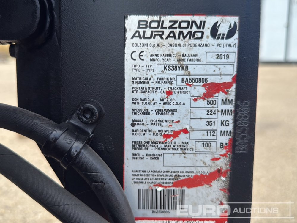 BOLZONI KS38YKB - Implemento para Carretilla elevadora: foto 5 BOLZONI KS38YKB - Implemento para Carretilla elevadora: foto 5