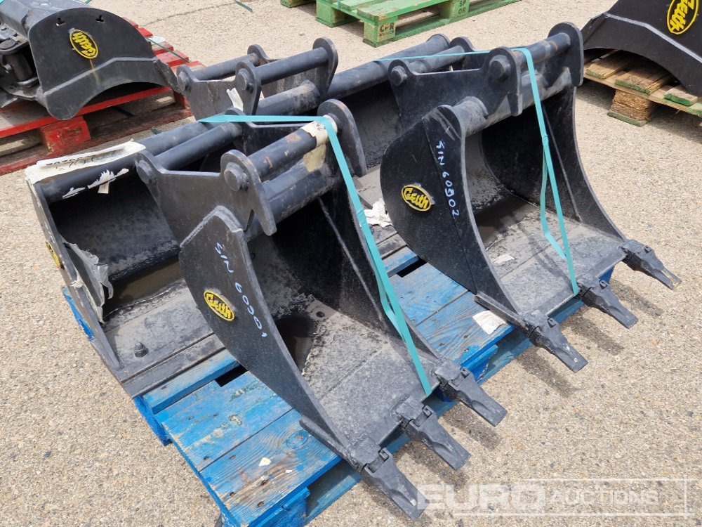 Unused Geith G03R-1200 48" Ditching Bucket, H03-0300 12" Digging Bucket, H03-450 18" Digging Bucket 40mm Pin to suit Mini Excavator / Conjunto Cazos - Cazo: foto 4 Unused Geith G03R-1200 48" Ditching Bucket, H03-0300 12" Digging Bucket, H03-450 18" Digging Bucket 40mm Pin to suit Mini Excavator / Conjunto Cazos - Cazo: foto 4