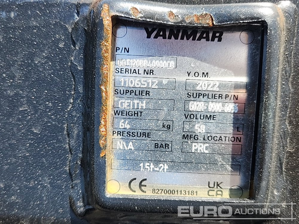 Unused Yanmar G02R-0900-6096 - Cazo: foto 5 Unused Yanmar G02R-0900-6096 - Cazo: foto 5