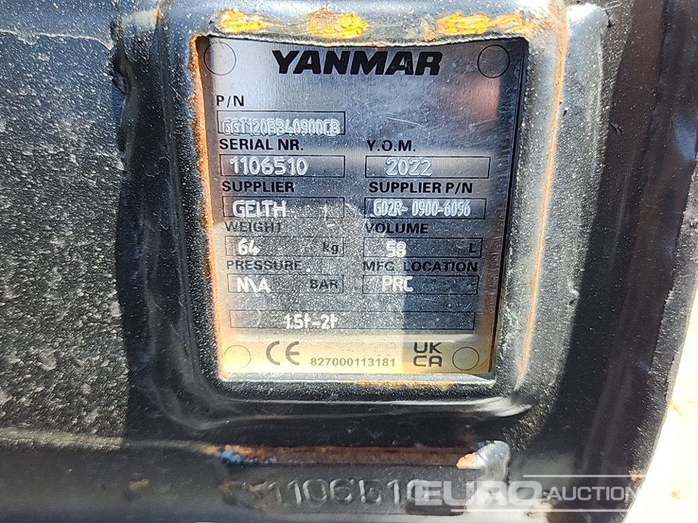 Unused Yanmar G02R-0900-6096 - Cazo: foto 5 Unused Yanmar G02R-0900-6096 - Cazo: foto 5