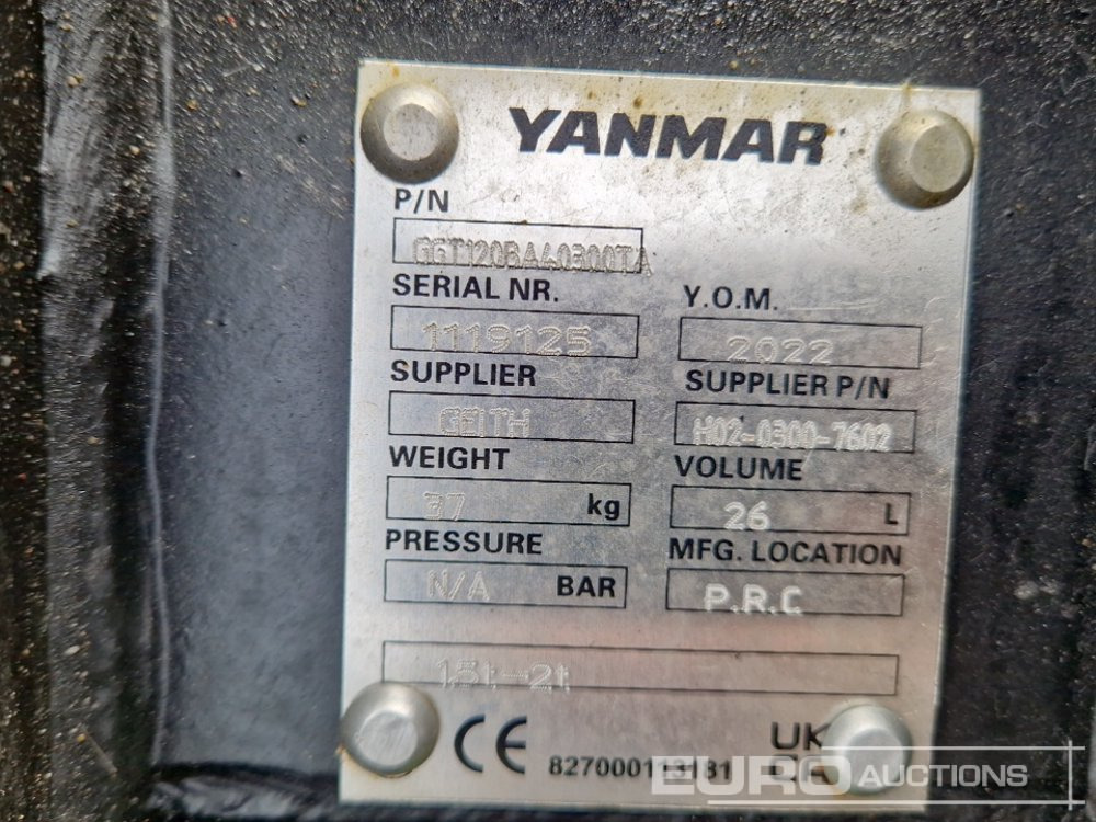 Unused Yanmar H02-0300-7602 - Cazo: foto 5 Unused Yanmar H02-0300-7602 - Cazo: foto 5