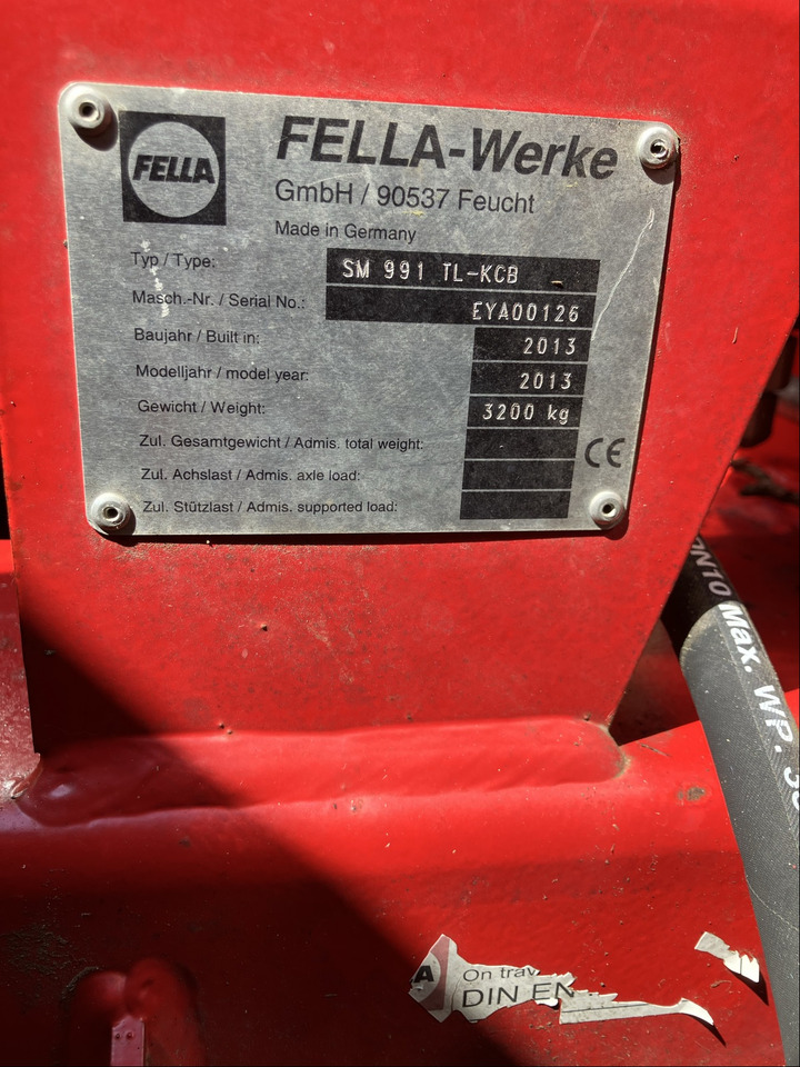 Fella 991 TL-KCB - Segadora: foto 4 Fella 991 TL-KCB - Segadora: foto 4