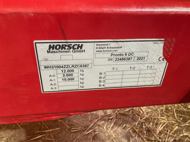 Horsch Pronto DC 6 - Sembradora: foto 2 Horsch Pronto DC 6 - Sembradora: foto 2