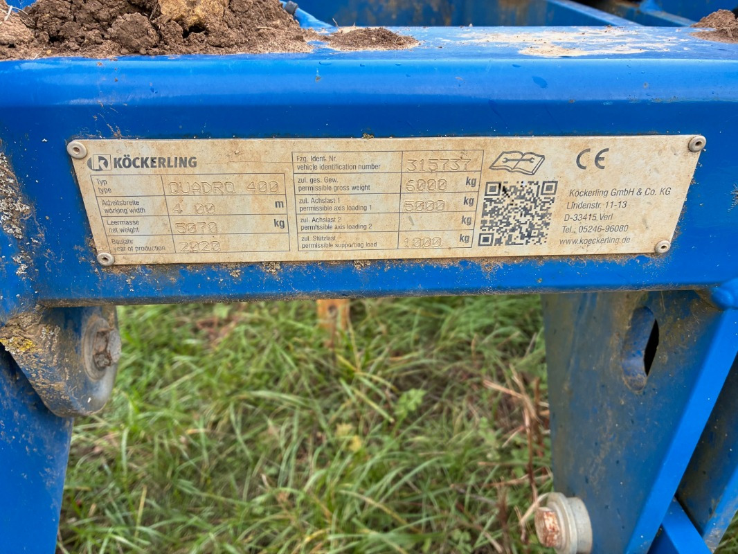 Köckerling Quadro 400 - Cultivador: foto 4 Köckerling Quadro 400 - Cultivador: foto 4