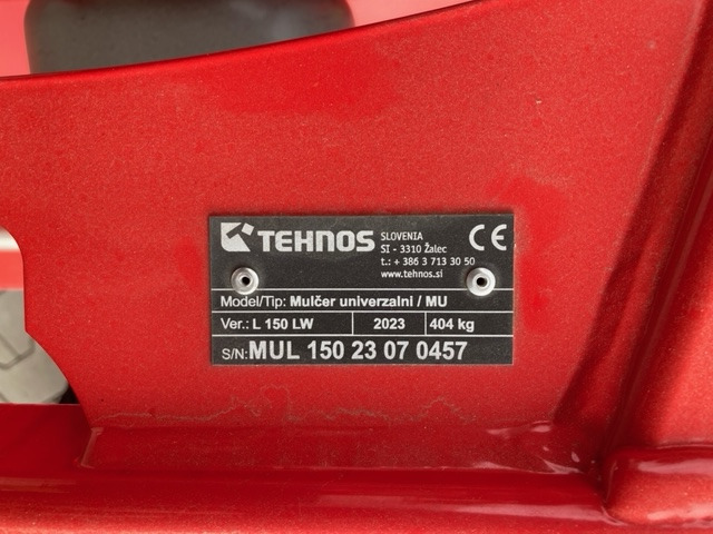 Tehnos Mulcher MUL 150 LW - Desbrozadora de martillos: foto 2 Tehnos Mulcher MUL 150 LW - Desbrozadora de martillos: foto 2